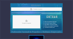 Desktop Screenshot of fenapymed.com